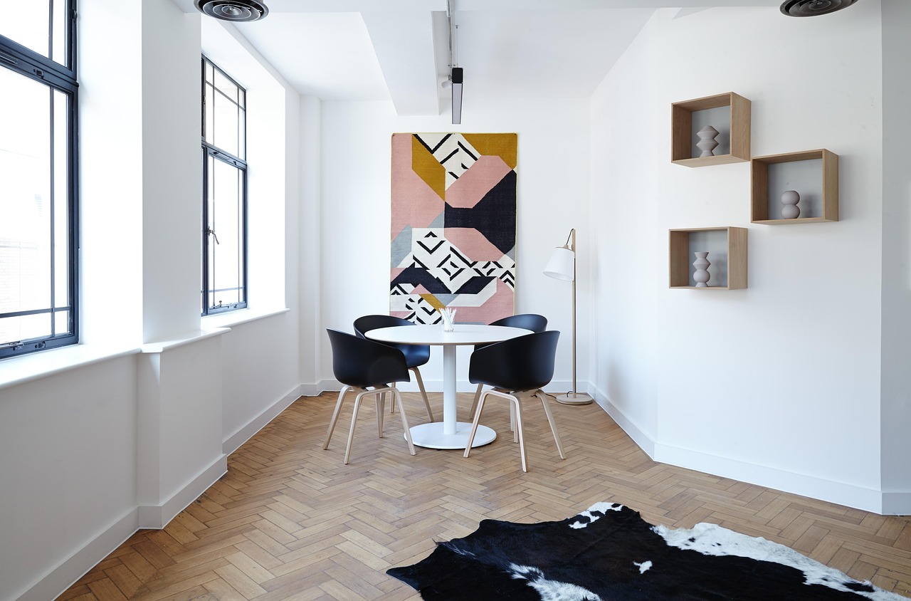 Modern salon interior